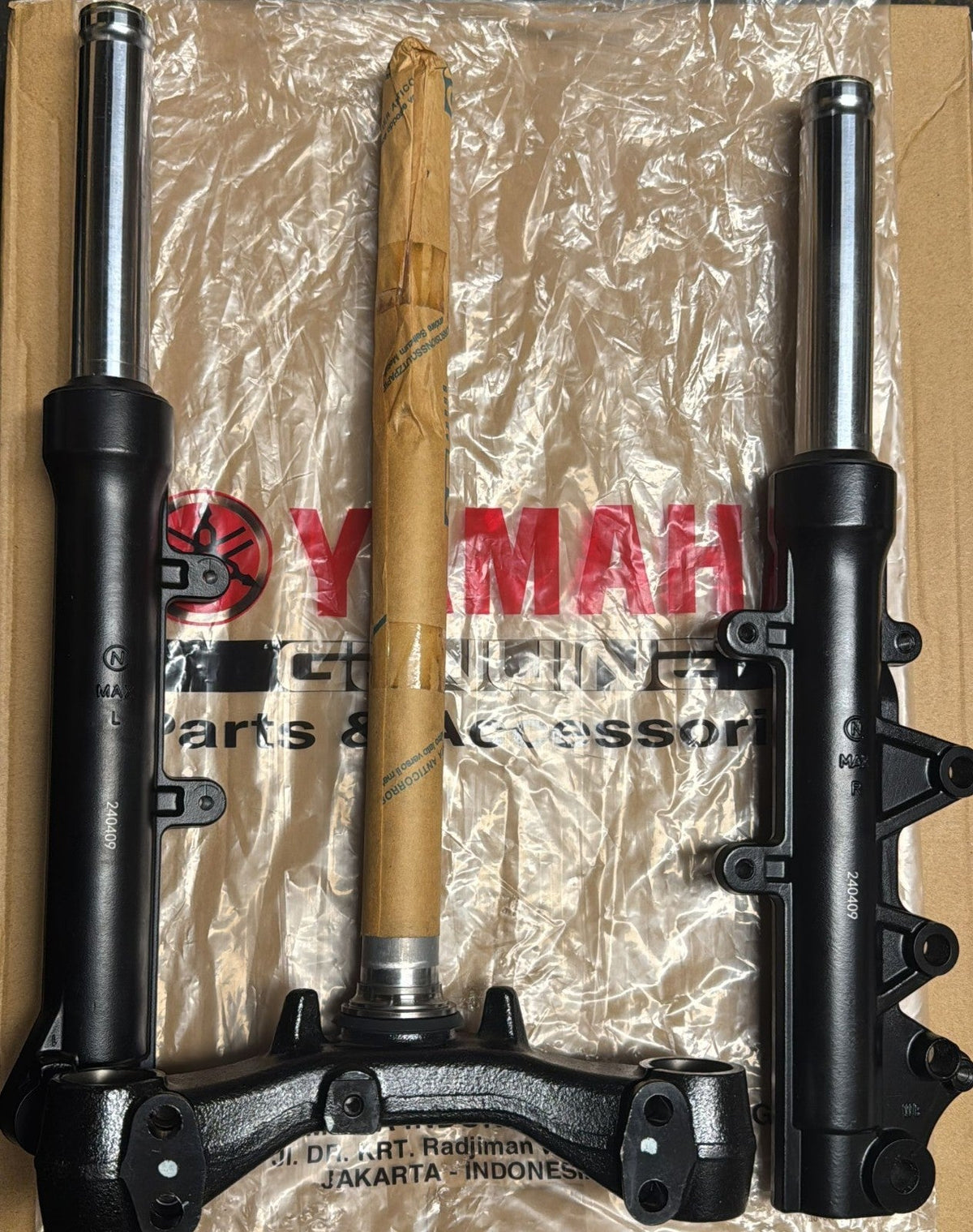 Genuine Yamaha NMAX Front Forks and Yoke Complete Setn-Max B6H 2016-2020