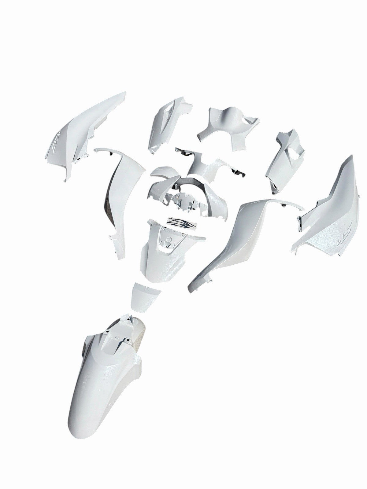Fits HONDA SH125 2017 - 2019 Full body panel set - White - PNL111W