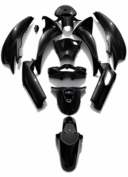 Honda SH 125 SH125 2020 2024 Full Body Set Panels Cover Kit HIGH QUALITY BLACK