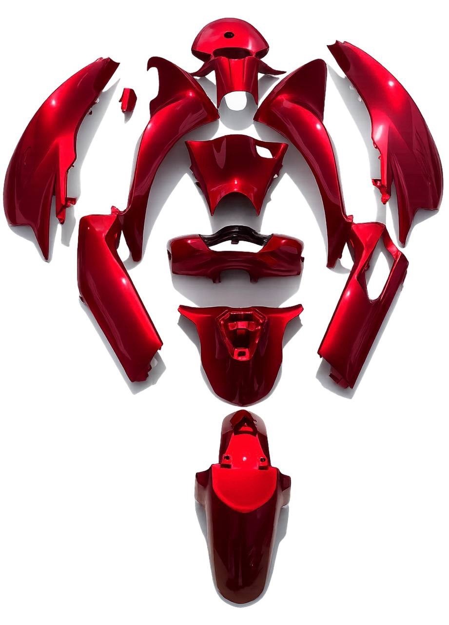 Honda SH125i 2020-2024 Full Body Panel Fairing Set Blue K0R-FULBOD- Red