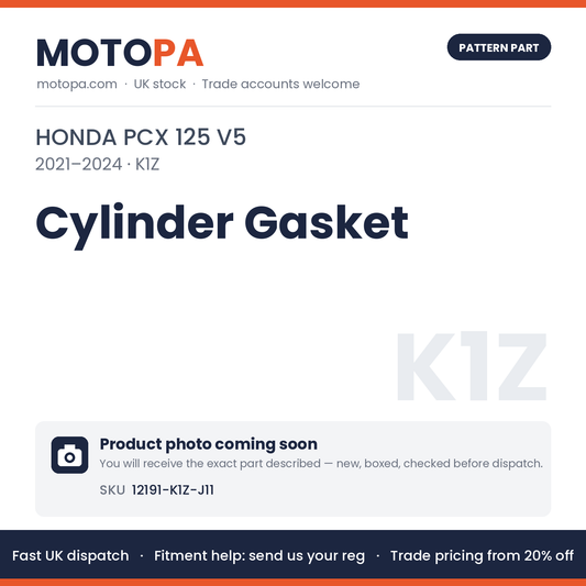 Fits Honda PCX 125 V5 2021-2024 Cylinder Gasket 12191-K1Z-J11 | MotoPa