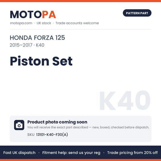Fits Honda Forza 125 2015-2017 Piston Set 13101-K40-F30(A) | MotoPa