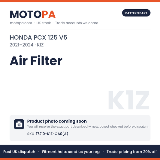 Fits Honda PCX 125 V5 2021-2024 Air Filter 17210-K1Z-CA0(A) | MotoPa