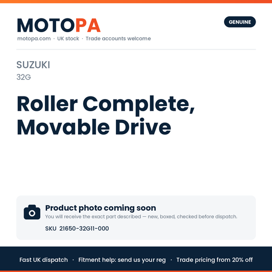 Genuine Suzuki Suzuki (import) Roller Complete, Movable Drive 21650-32G11-000 | SKU 21650-32G11-000 | photo coming soon
