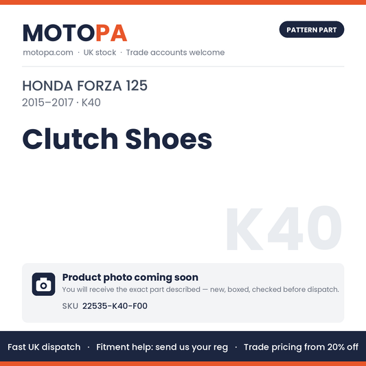 Fits Honda Forza 125 2015-2017 Clutch Shoes 22535-K40-F00 | MotoPa