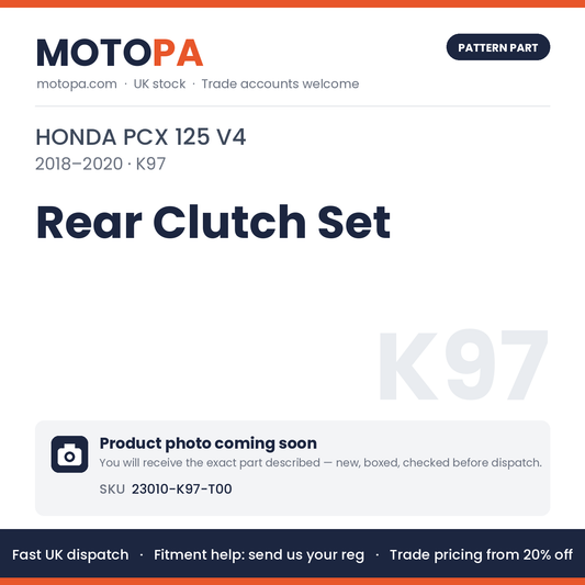 Fits Honda PCX 125 V4 2018-2020 Rear Clutch Set 23010-K97-T00 | MotoPa