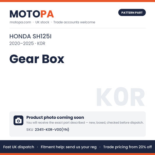 Fits Honda SH125i 2020-2025 Gear Box 23411-K0R-V00(YN) | MotoPa