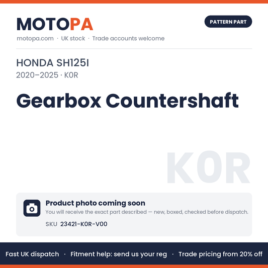 Fits Honda SH125i 2020-2025 Gearbox Countershaft 23421-K0R-V00 | MotoPa
