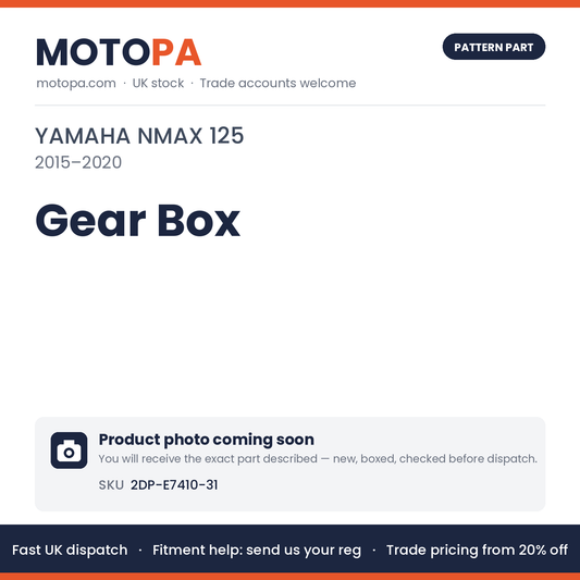 Fits Yamaha NMAX 125 2015-2020 Gear Box 2DP-E7410-31 | MotoPa