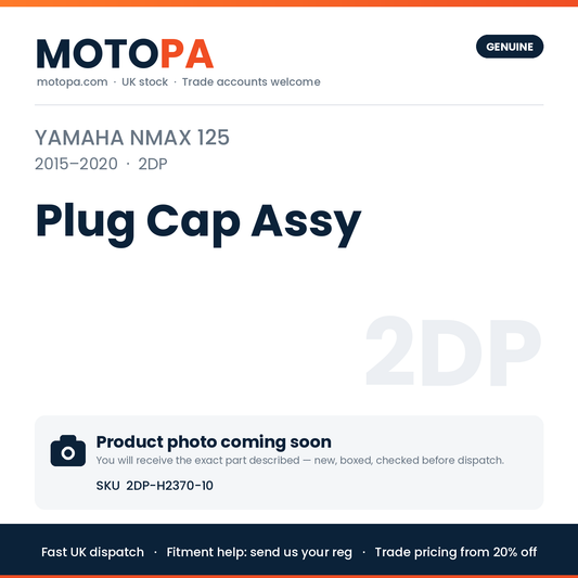 Genuine Yamaha NMAX 125 2015-2020 Plug Cap Assy 2DP-H2370-10 | SKU 2DP-H2370-10 | photo coming soon
