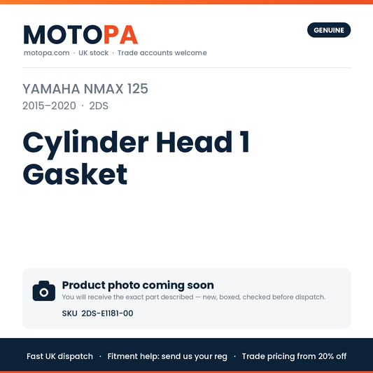 Genuine Yamaha NMAX 125 2015-2020 Cylinder Head 1 Gasket 2DS-E1181-00 | SKU 2DS-E1181-00 | photo coming soon