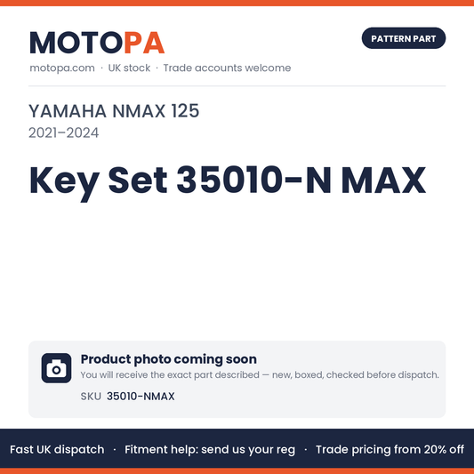 Fits Yamaha NMAX 125 2021-2024 Key Set 35010-N MAX | MotoPa
