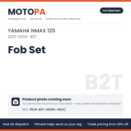 Fits Yamaha NMAX 125 2021-2024 Fob Set 35141-B2T-H6260-46(A) | MotoPa