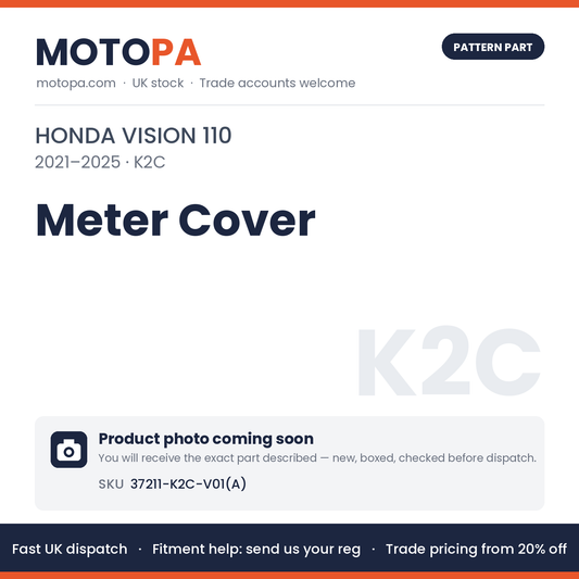 Fits Honda Vision 110 2021-2025 Meter Cover 37211-K2C-V01(A) | MotoPa