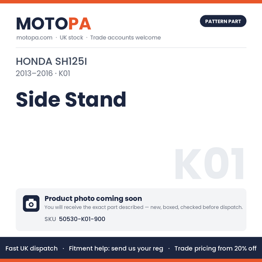 Fits Honda SH125i 2013-2016 Side Stand 50530-K01-900 | MotoPa