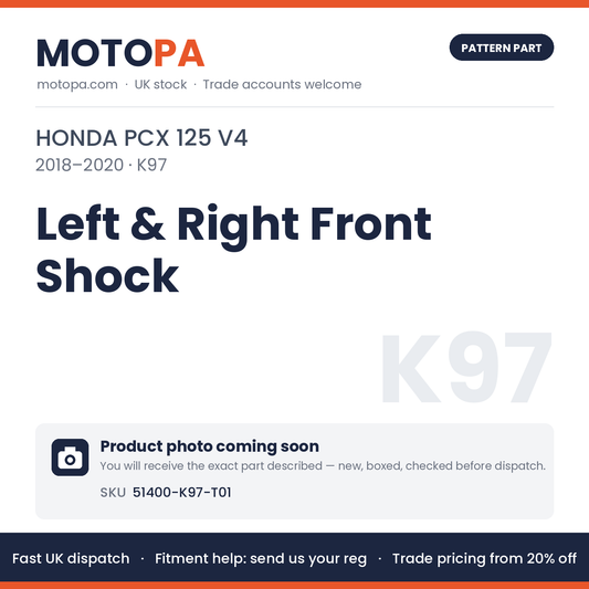 Fits Honda PCX 125 V4 2018-2020 Left & Right Front Shock 51400-K97-T01 | MotoPa