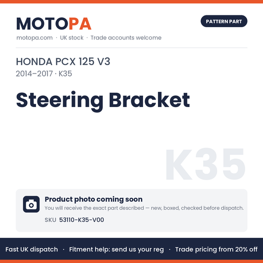 Fits Honda PCX 125 V3 2014-2017 Steering Bracket 53110-K35-V00 | MotoPa