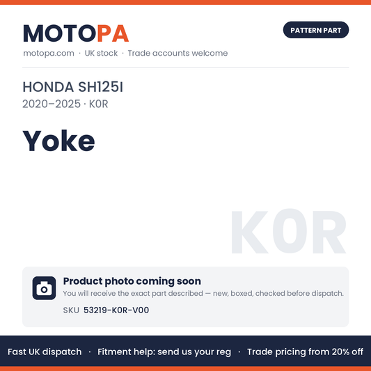 Fits Honda SH125i 2020-2025 Yoke 53219-K0R-V00 | MotoPa