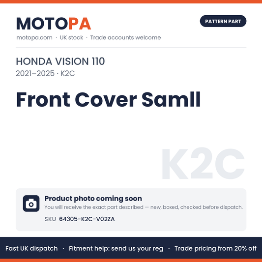 Fits Honda Vision 110 2021-2025 Front Cover Samll 64305-K2C-V02ZA | MotoPa