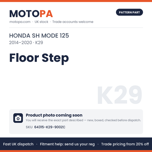 Fits Honda SH Mode 125 2014-2020 Floor Step 64315-K29-900ZC | MotoPa