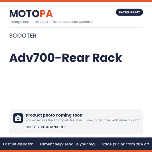 Fits Scooter Adv700-Rear Rack 81200-ADV700CC | MotoPa