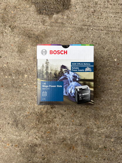 Bosch RBTZ-7V 12V 6Ah AGM Scooter Battery (YTZ7V equivalent) – NMAX 125, PCX 125