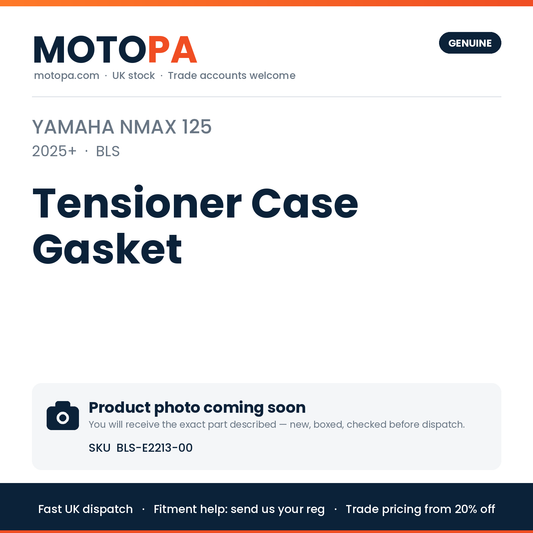 Genuine Yamaha NMAX 125 2025+ Tensioner Case Gasket BLS-E2213-00 | SKU BLS-E2213-00 | photo coming soon