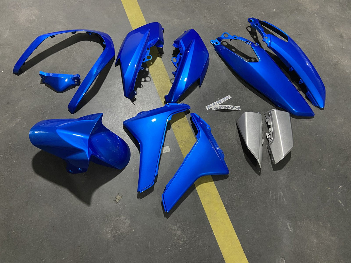 Yamaha NMAX N Max GPD 125 2021–2024 Front Panel Set Left & Right Matt Blue