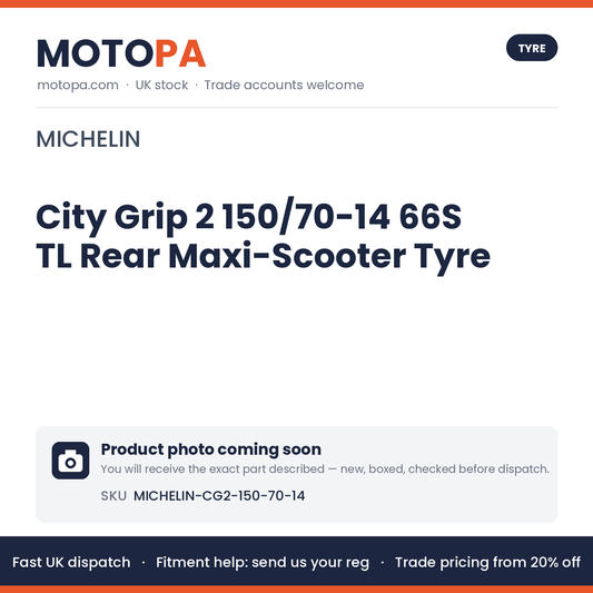 Michelin City Grip 2 150/70-14 66S TL Rear Maxi-Scooter Tyre | photo coming soon