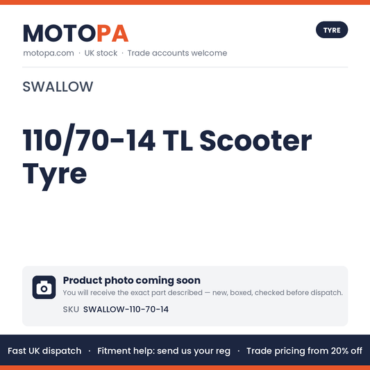 Swallow 110/70-14 TL Scooter Tyre | photo coming soon