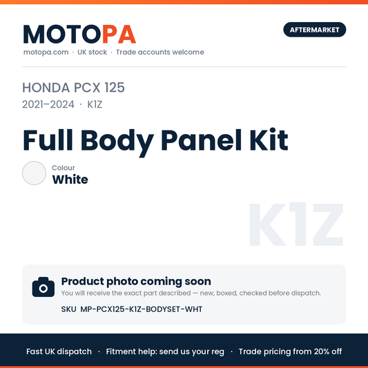 Honda PCX 125 2021-2024 Full Body Panel Kit – White (product photo coming soon)
