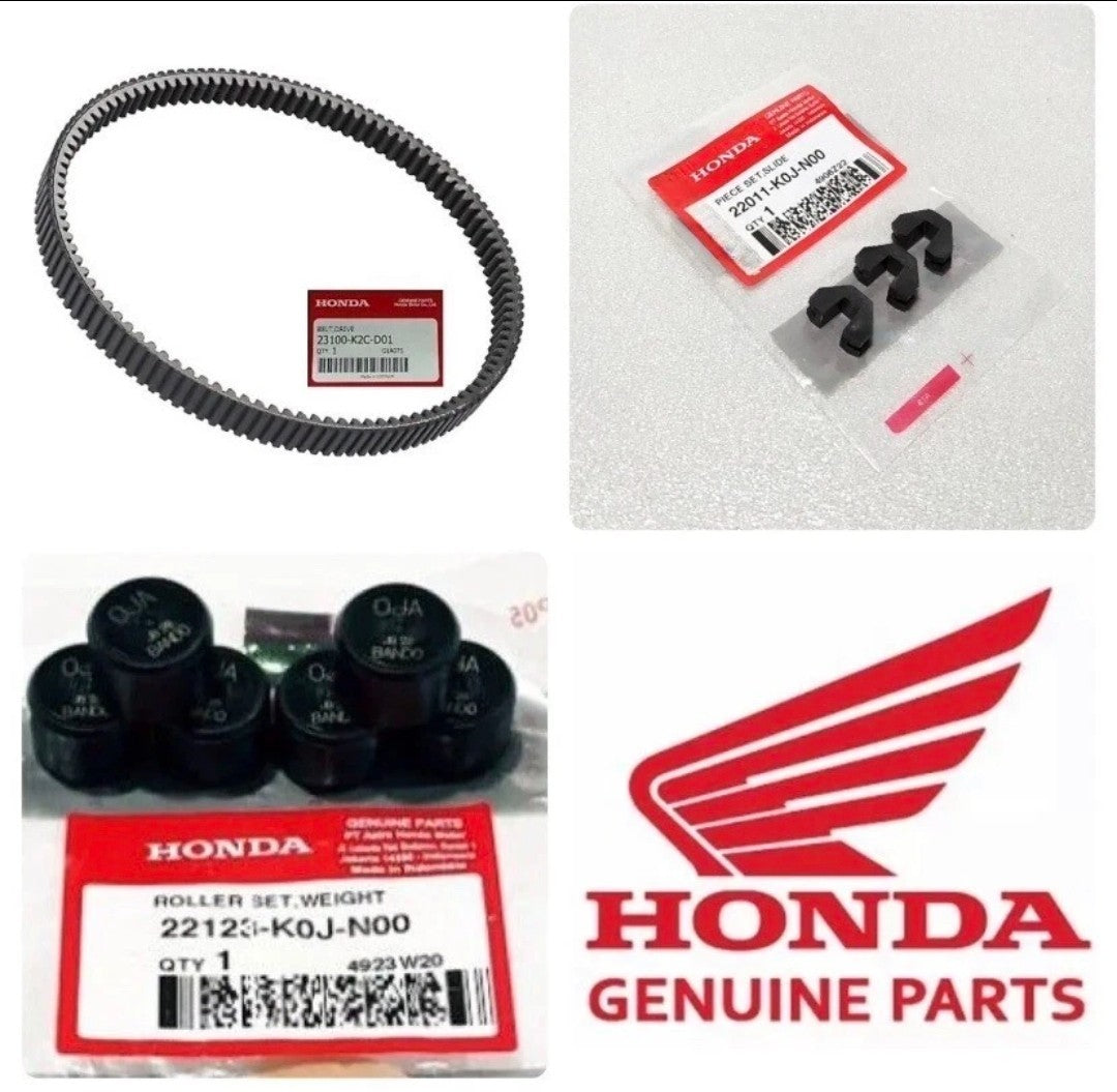 Genuine Honda New Vision 2021 2022 2023 2024 Drive Belt Kit+Rollers+Sliders 🇬🇧