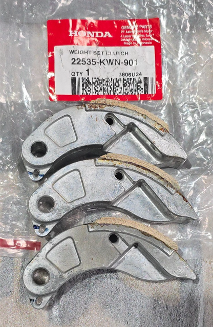 Genuine Honda PCX 2010-20 Weight Set Clutch Shoes Original Part 22535-KWN-901