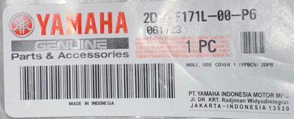 Yamaha Mole, Side Cover 1, 2DP-F171L-00-P1 OEM GPD125-ANMAX GPD125 Blue