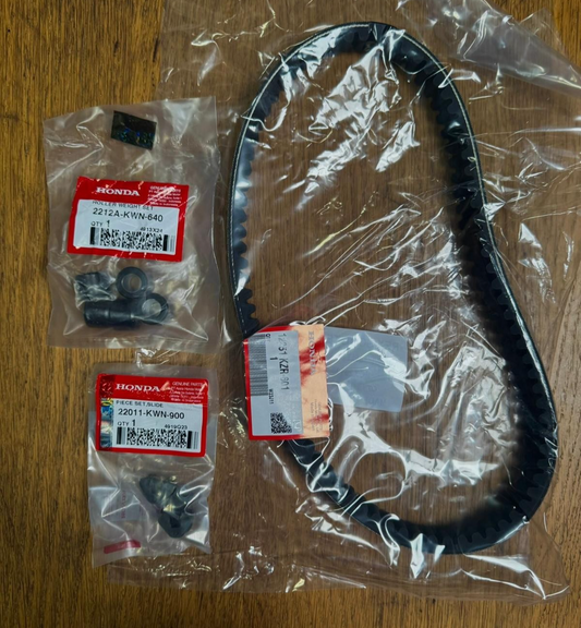 Genuine Honda PCX WW125EX2C/D 2012 2013 2014 Kit Drive Belt Rollers Sliders 🇬🇧