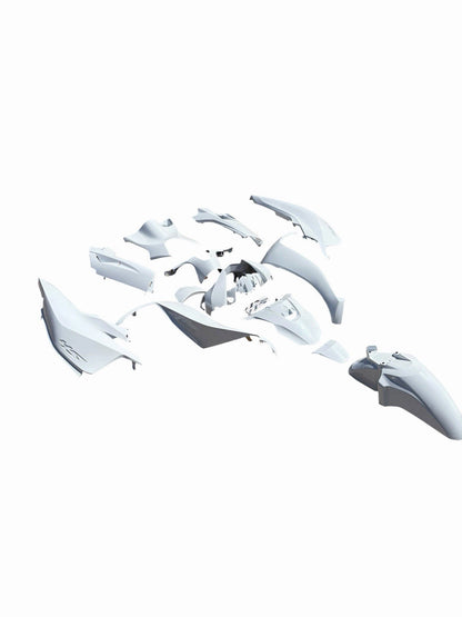 Fits HONDA SH125 2017 - 2019 Full body panel set - White - PNL111W