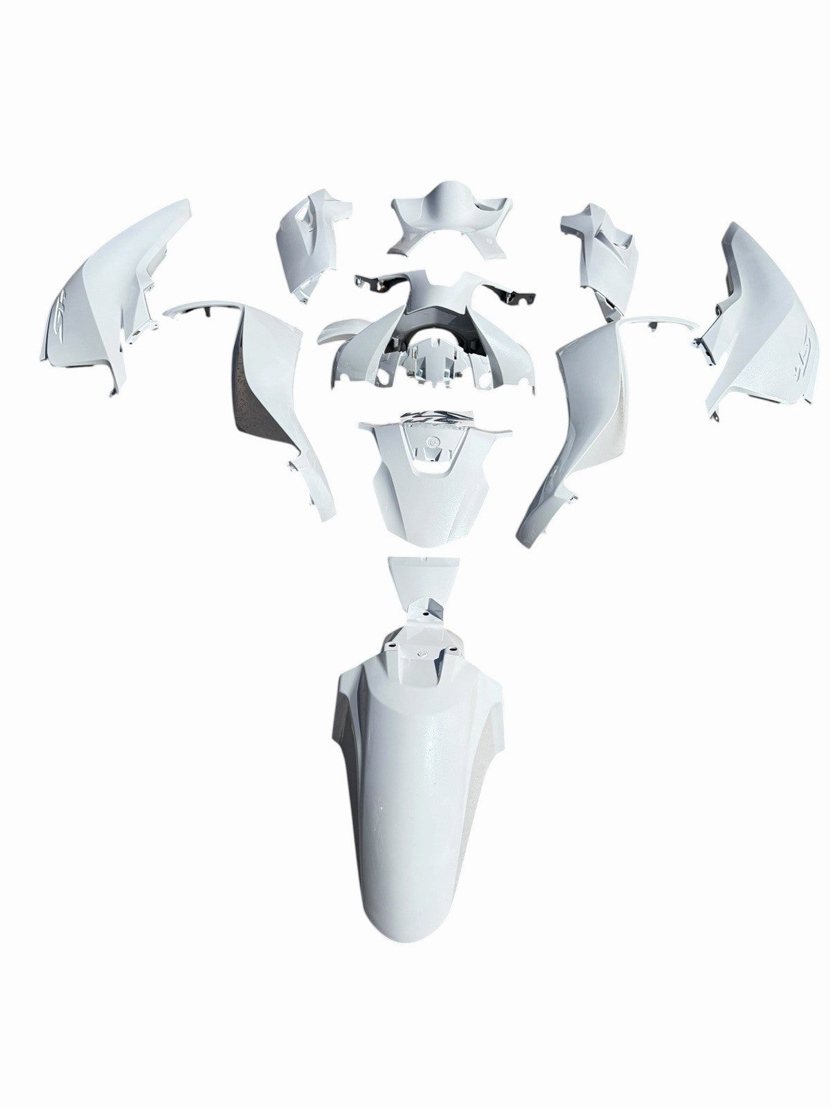Fits HONDA SH125 2017 - 2019 Full body panel set - White - PNL111W