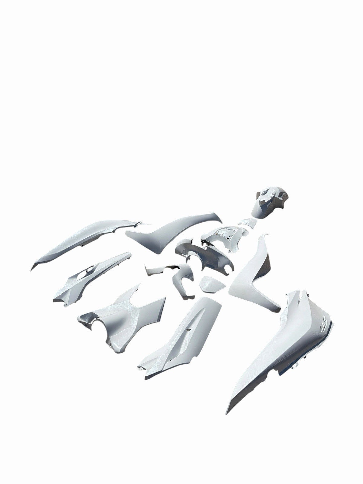 Fits HONDA SH125 2017 - 2019 Full body panel set - White - PNL111W