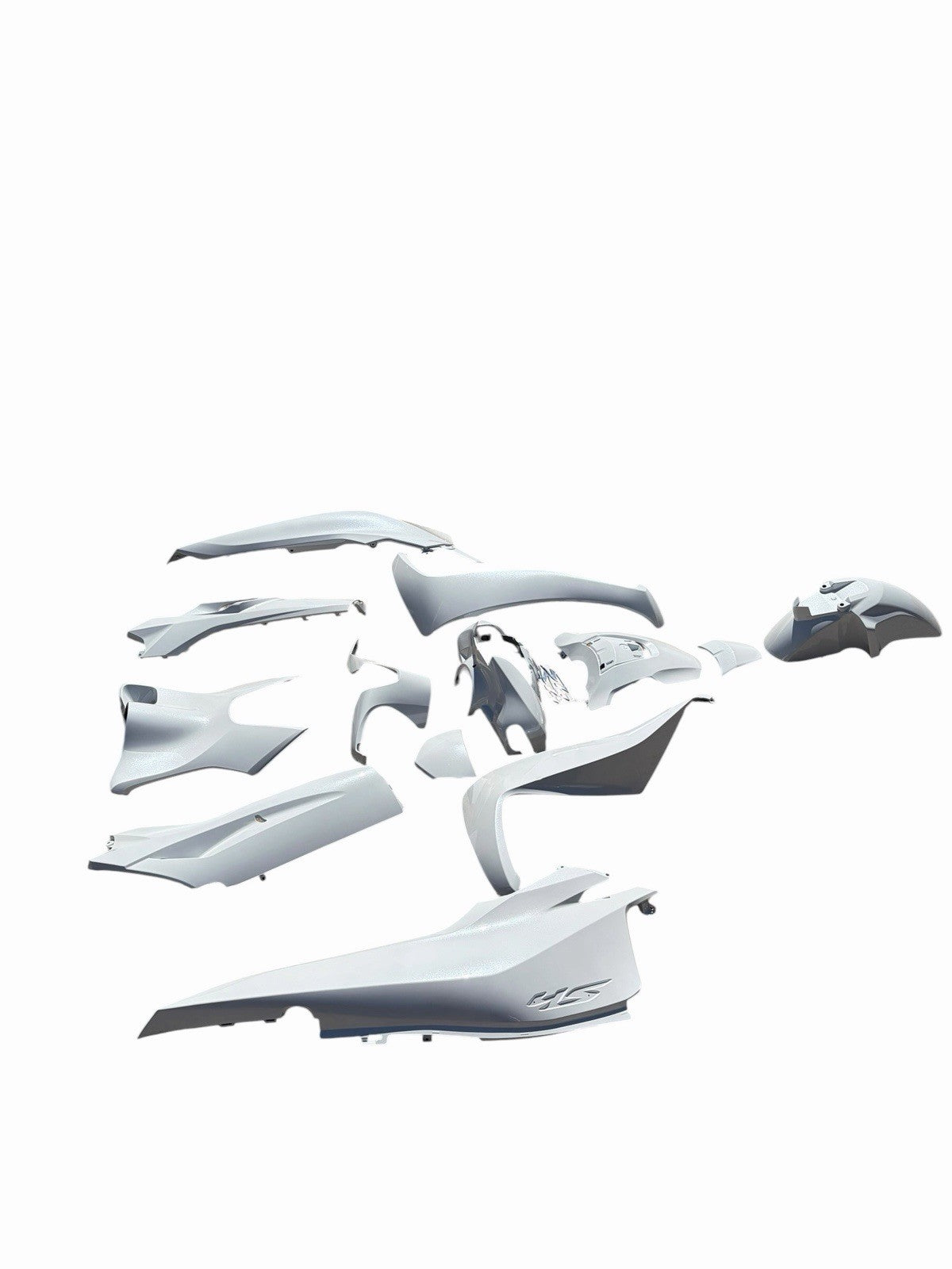 Fits HONDA SH125 2017 - 2019 Full body panel set - White - PNL111W