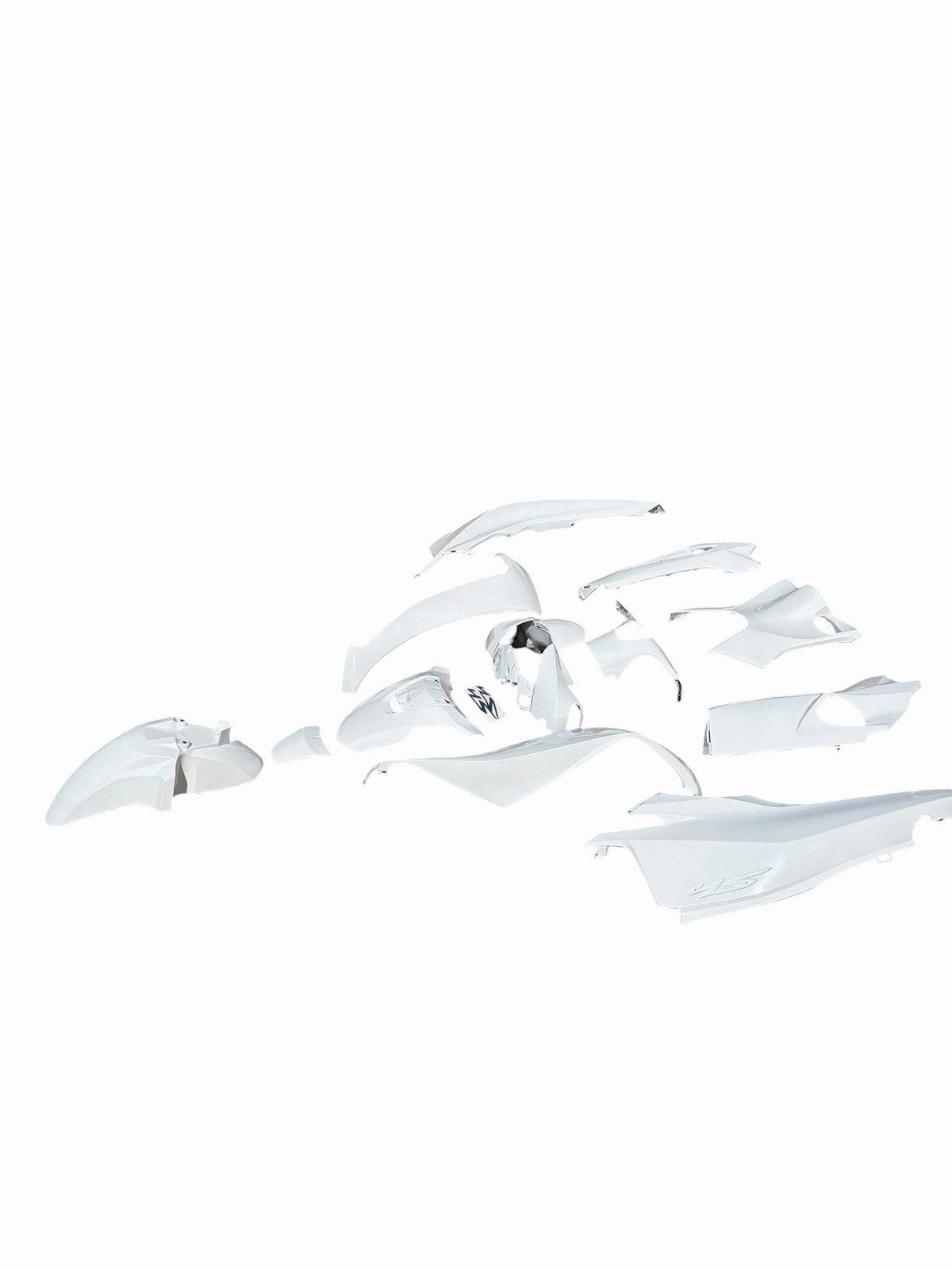 Fits HONDA SH125 2017 - 2019 Full body panel set - White - PNL111W