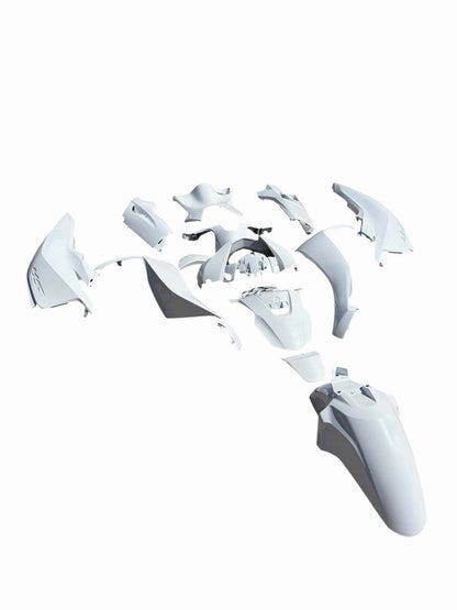 Fits HONDA SH125 2017 - 2019 Full body panel set - White - PNL111W