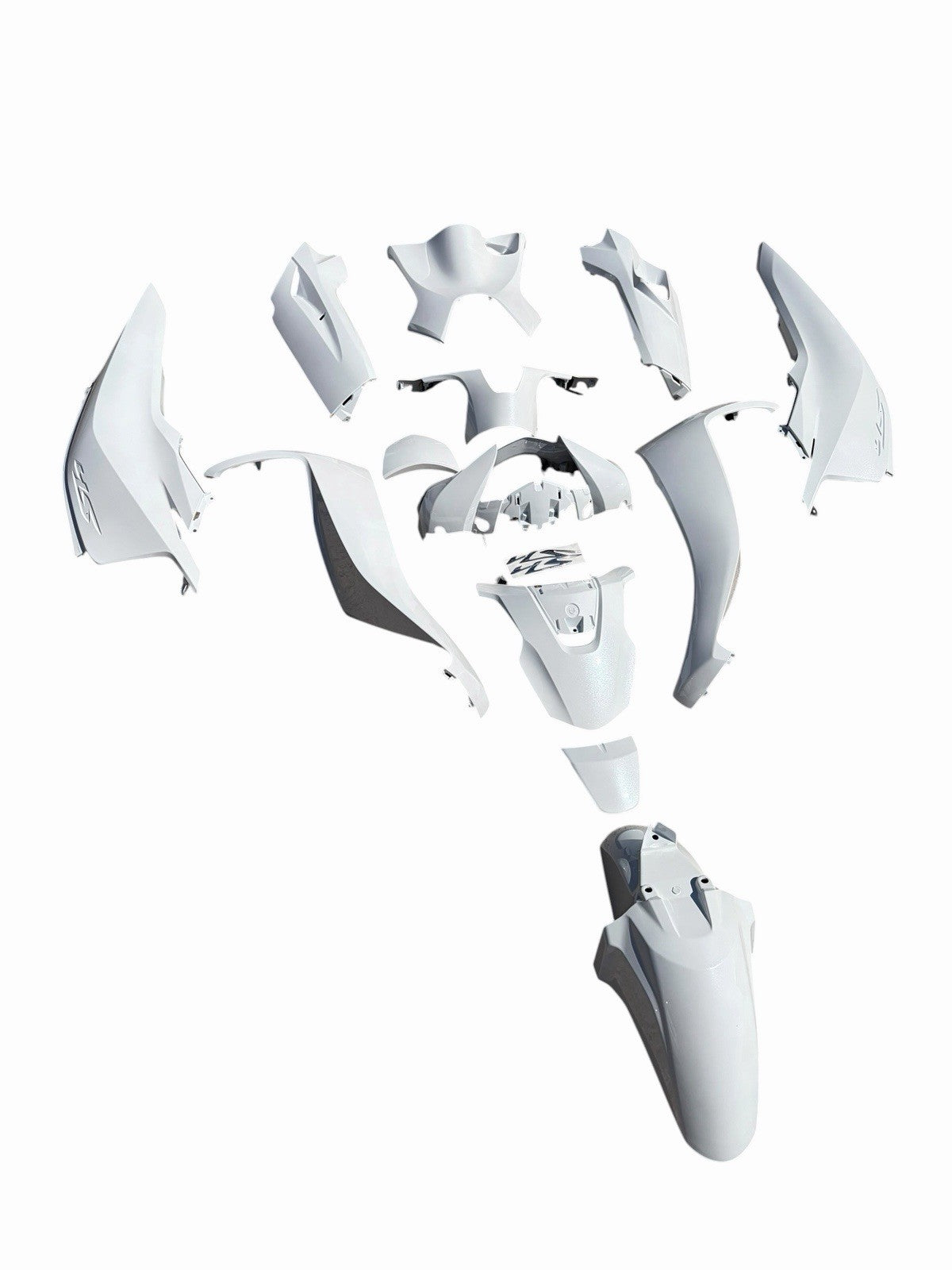 Fits HONDA SH125 2017 - 2019 Full body panel set - White - PNL111W