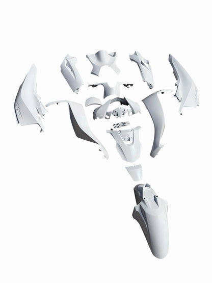 Fits HONDA SH125 2017 - 2019 Full body panel set - White - PNL111W