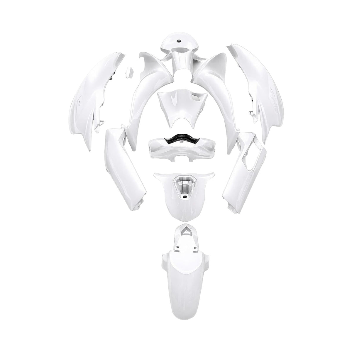 Honda SH 125 SH125 2020 2024 Full Body Set Panels Cover Kit High Quality White