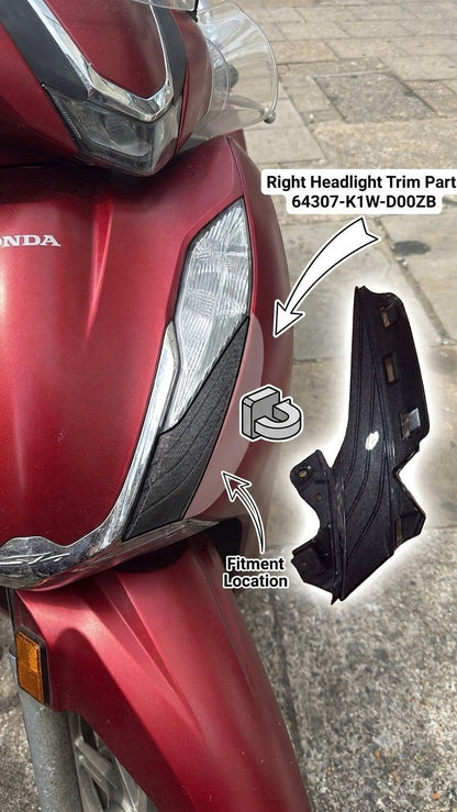 Genuine SH 350 Front Cover Left Side Light Trim Body Cowl 2021 2022 2023 2024
