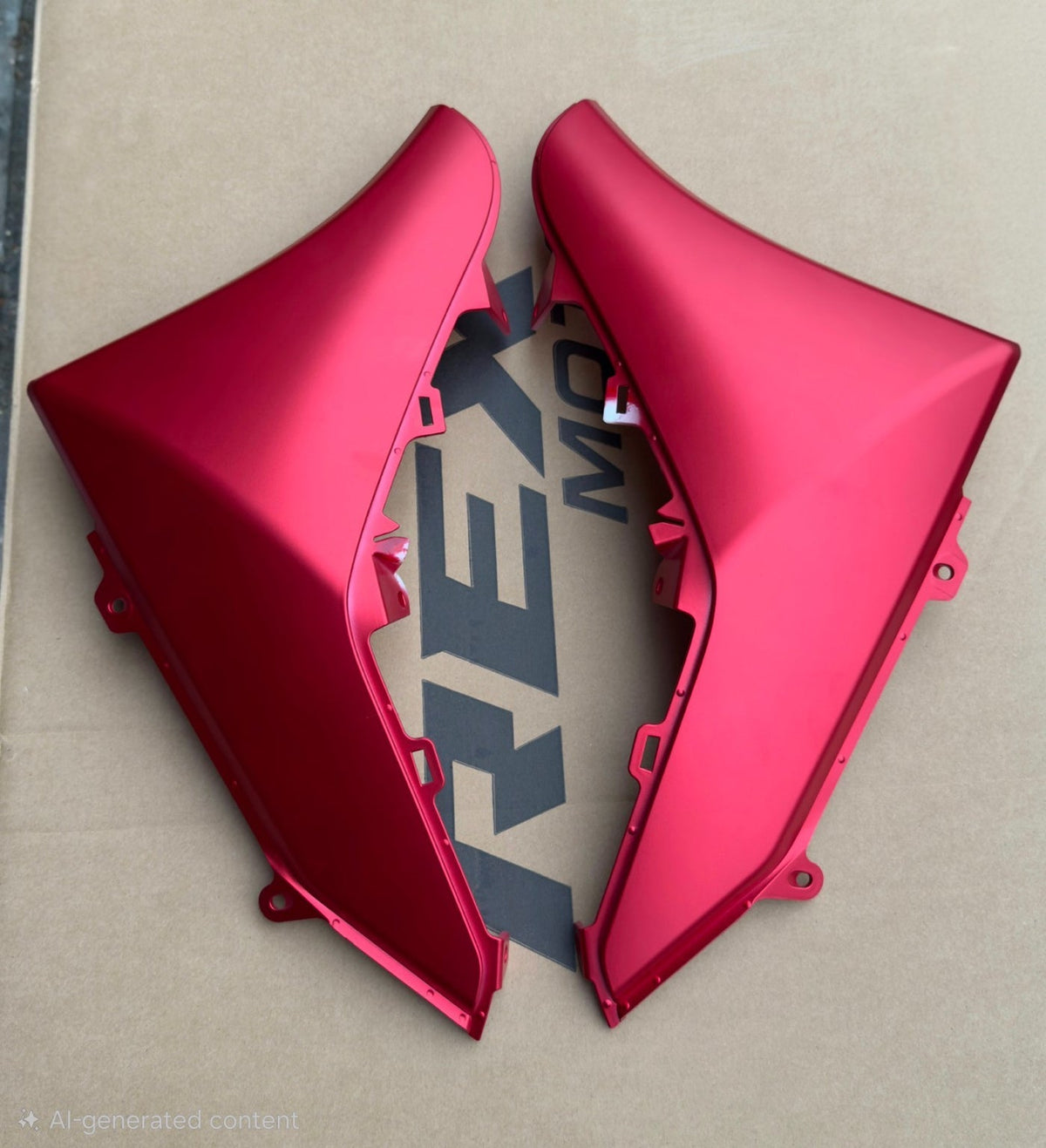 Yamaha NMAX Gpd125-a 125 2021 - 2024 Right & Left Lower Fairing Panel Matte Red