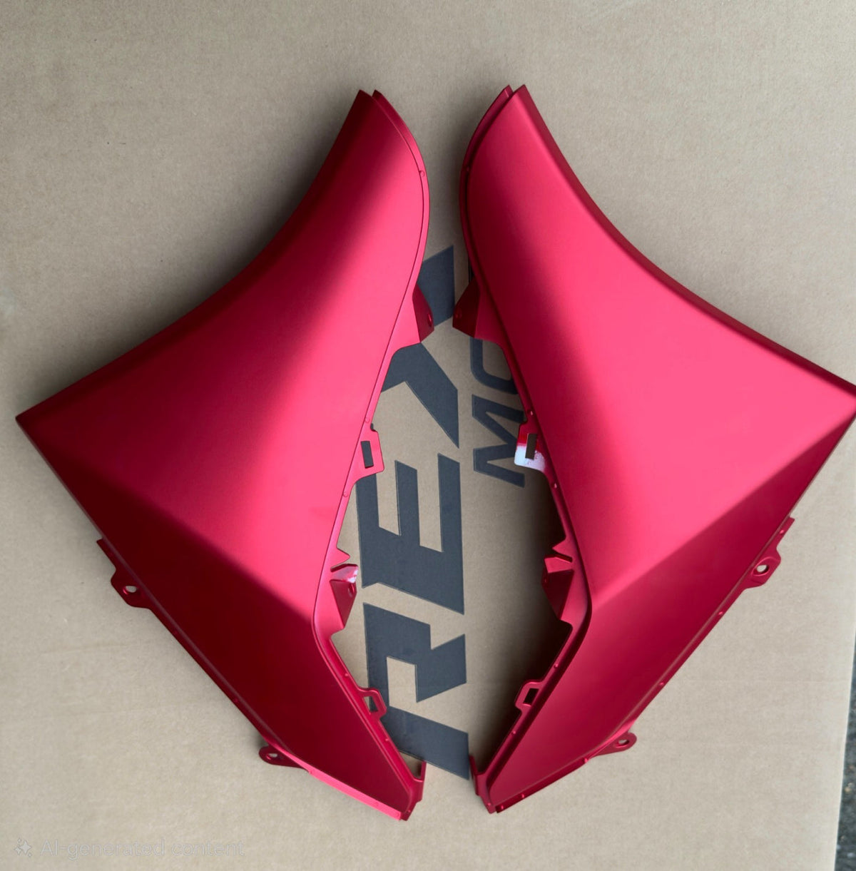Yamaha NMAX Gpd125-a 125 2021 - 2024 Right & Left Lower Fairing Panel Matte Red